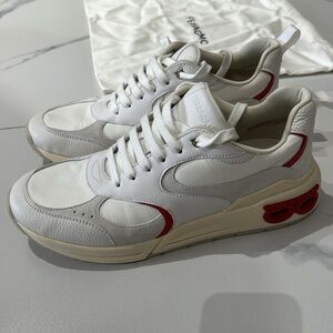 Ferragamo Low cut sneaker with Gancini eyelet